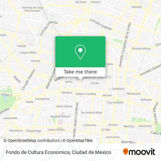 Fondo de Cultura Economica map