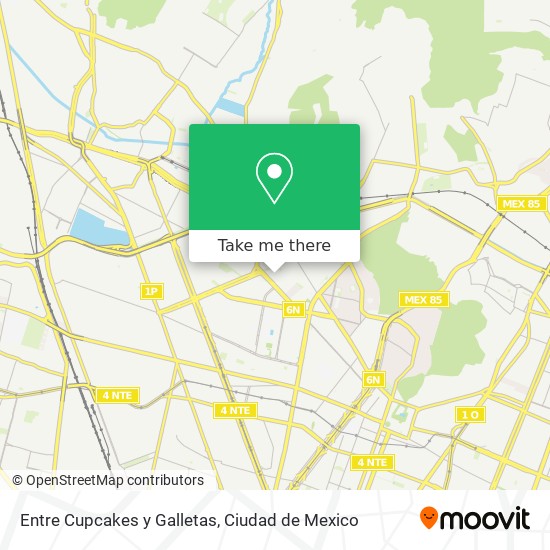 Entre Cupcakes y Galletas map