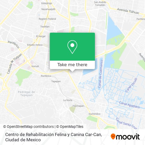 Centro de Rehabilitación Felina y Canina Car-Can map