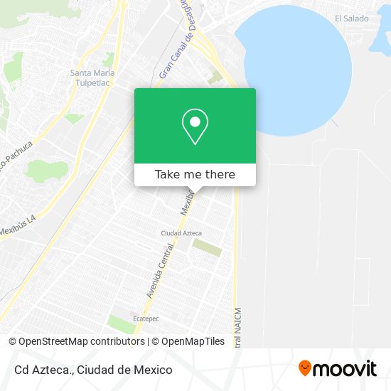 Mapa de Cd Azteca.