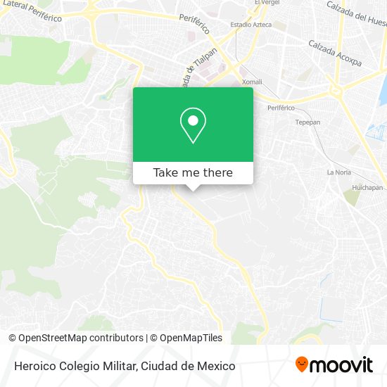 Mapa de Heroico Colegio Militar