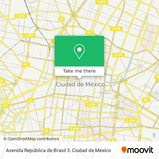 Avenida República de Brasil 3 map