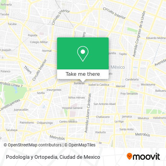 Podología y Ortopedia map