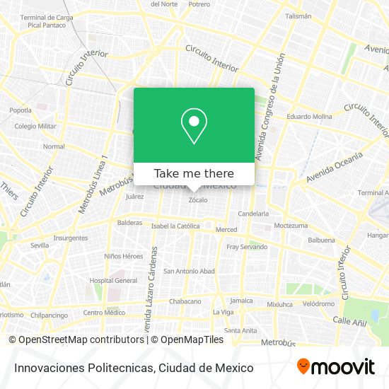 Innovaciones Politecnicas map