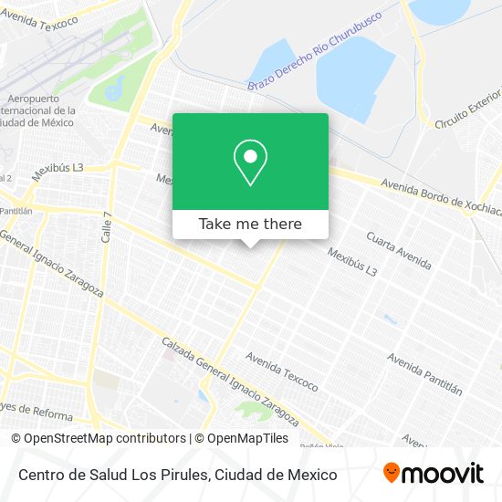 Centro de Salud Los Pirules map