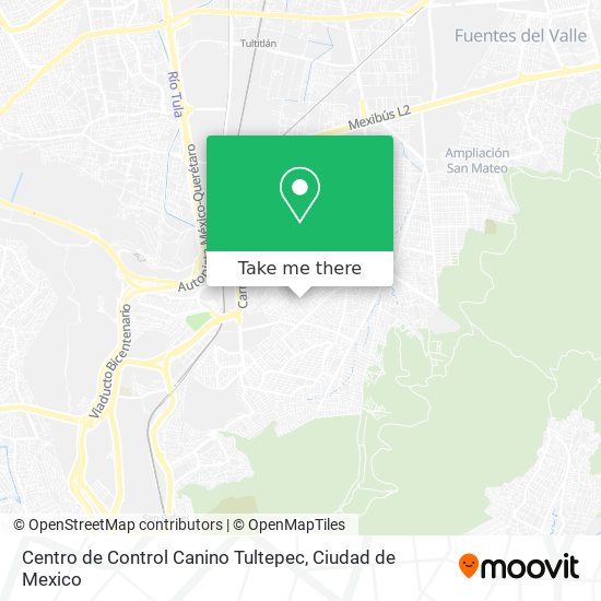 Centro de Control Canino Tultepec map