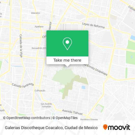 Mapa de Galerias Discotheque Coacalco