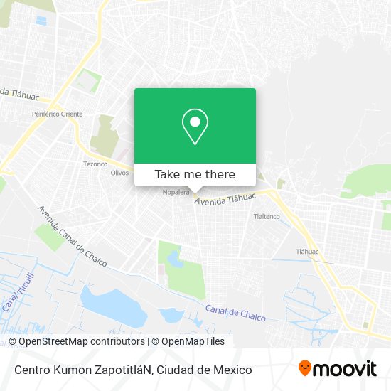 Mapa de Centro Kumon ZapotitláN