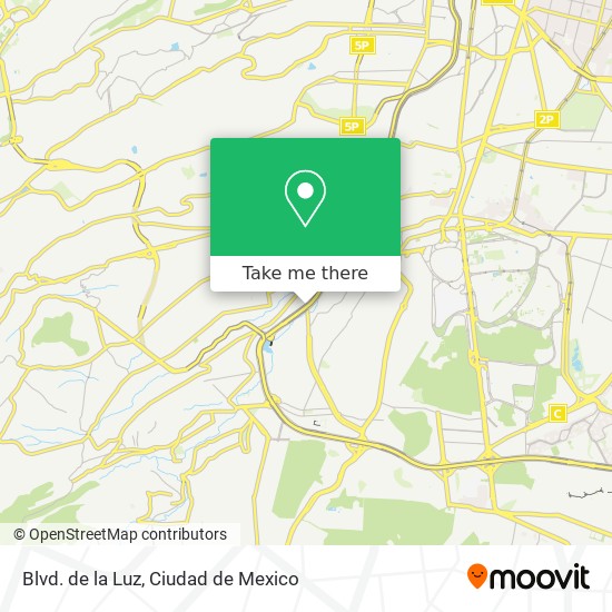 Mapa de Blvd. de la Luz