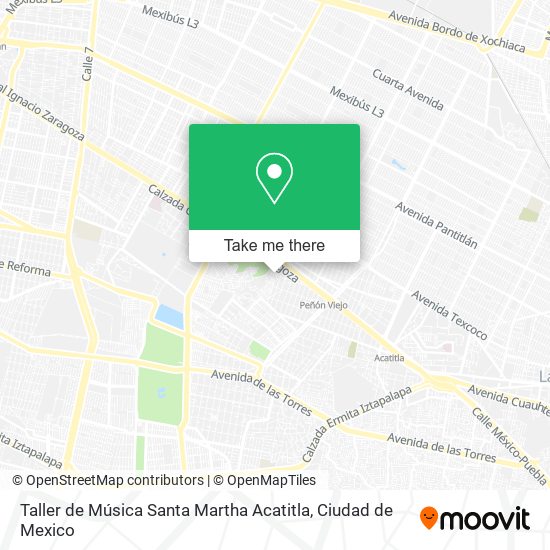 Taller de Música Santa Martha Acatitla map