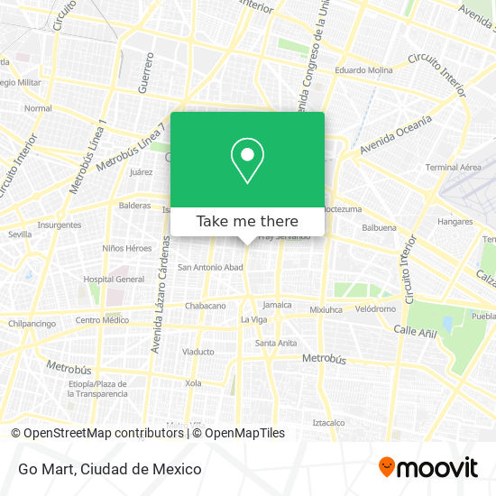 Mapa de Go Mart