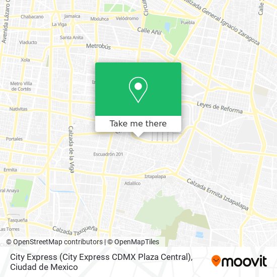 City Express (City Express CDMX Plaza Central) map