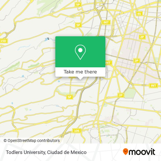 Todlers University map