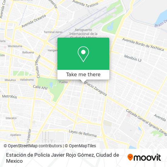 Estación de Policía Javier Rojo Gómez map