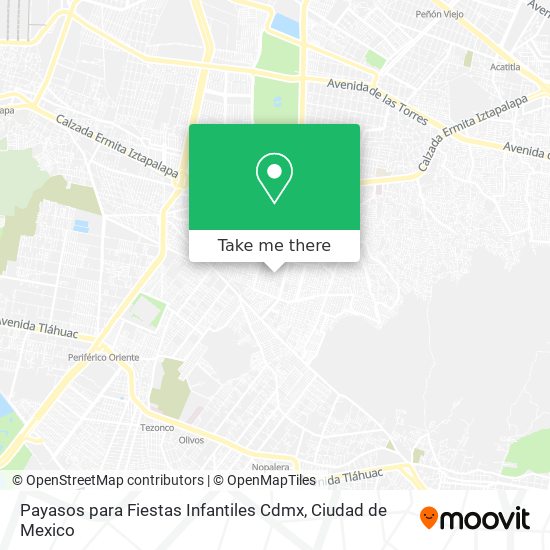 Payasos para Fiestas Infantiles Cdmx map