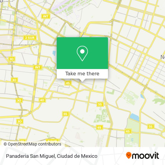 Mapa de Panaderia San Miguel