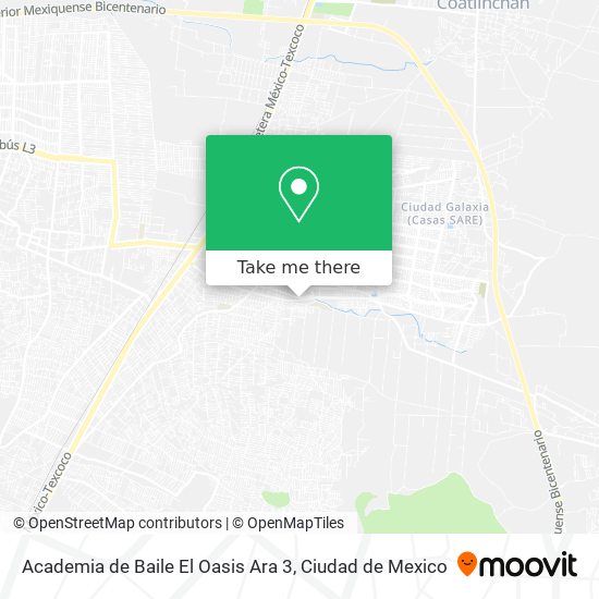 Academia de Baile El Oasis Ara 3 map