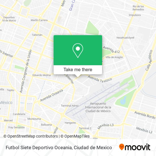 Futbol Siete Deportivo Oceania map