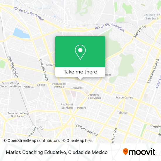 Mapa de Matics Coaching Educativo