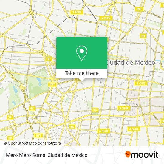 Mero Mero Roma map