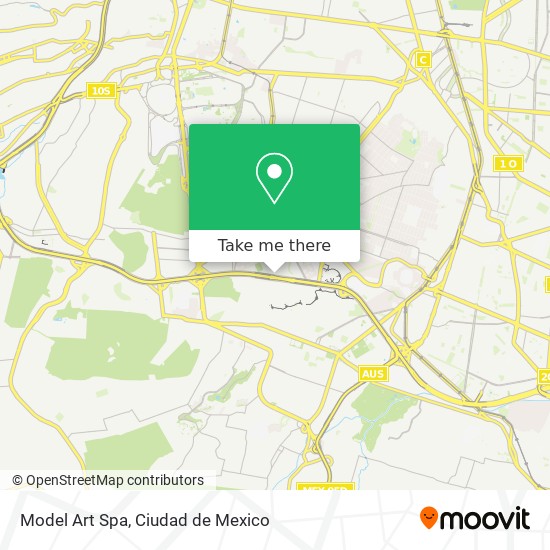 Mapa de Model Art Spa