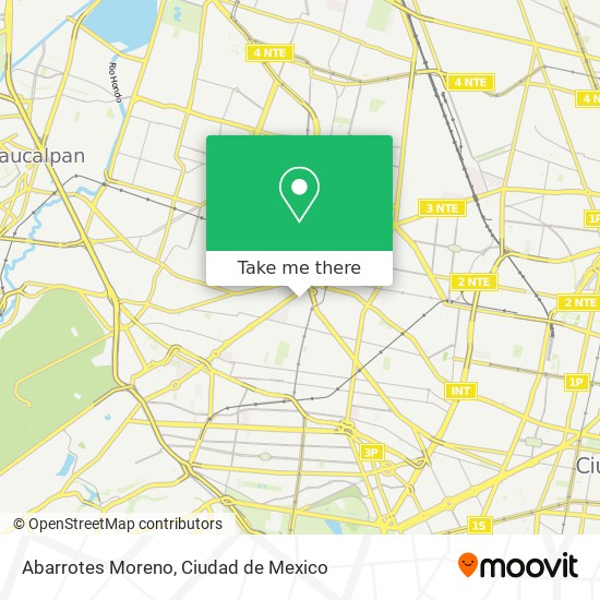 Abarrotes Moreno map