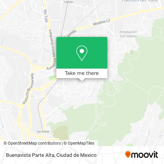 Buenavista Parte Alta map