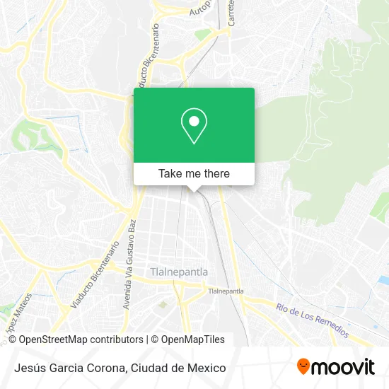 Jesús Garcia Corona map