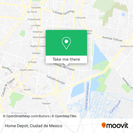 Home Depot map