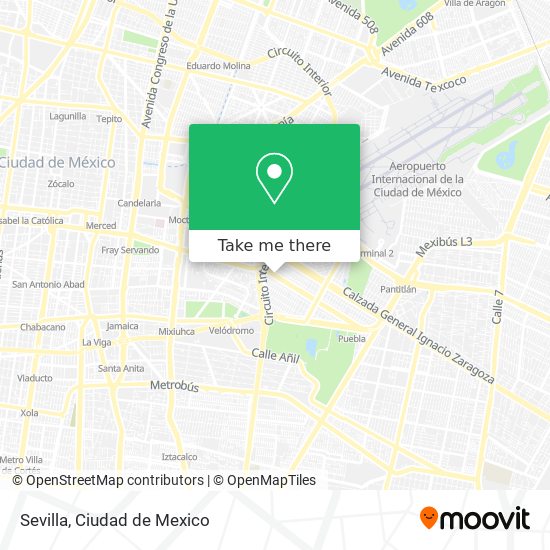 Sevilla map