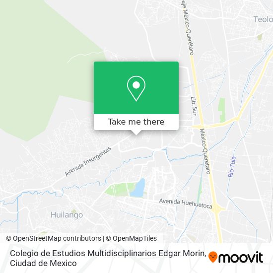 How to get to Colegio de Estudios Multidisciplinarios Edgar Morin in  Huehuetoca by Bus?