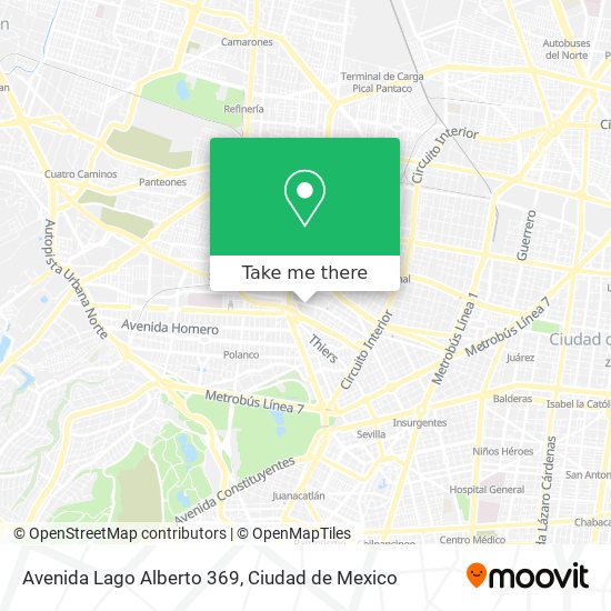 Avenida Lago Alberto 369 map