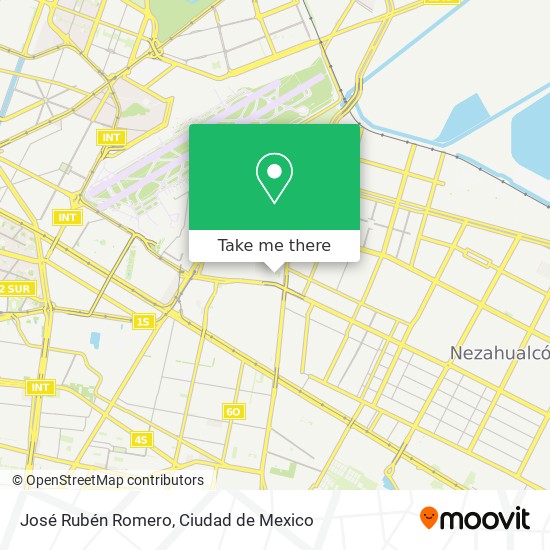 José Rubén Romero map