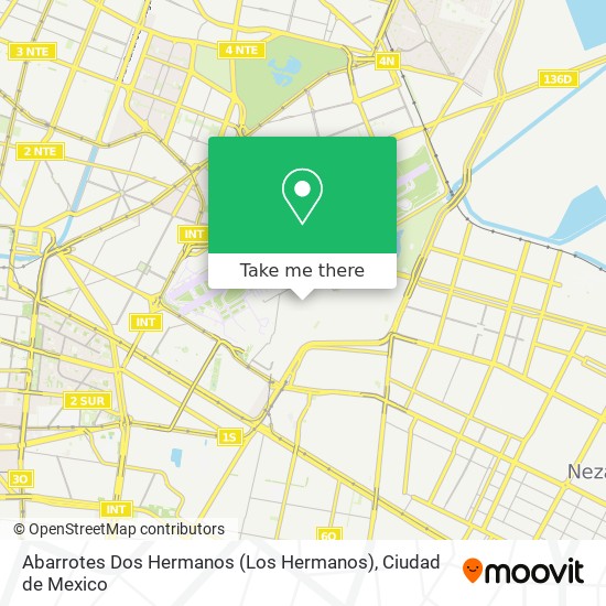 Mapa de Abarrotes Dos Hermanos (Los Hermanos)