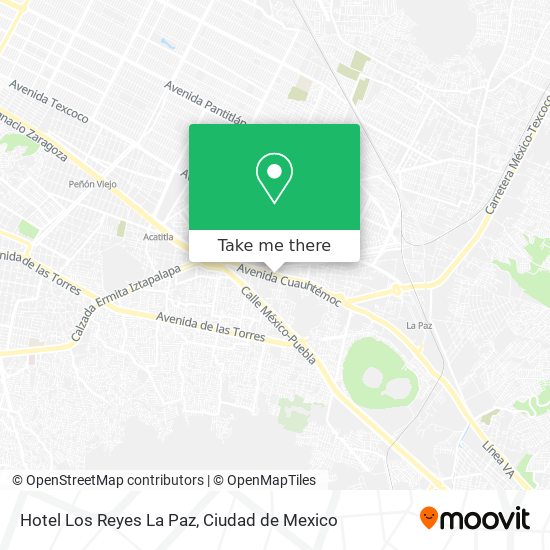 Mapa de Hotel Los Reyes La Paz