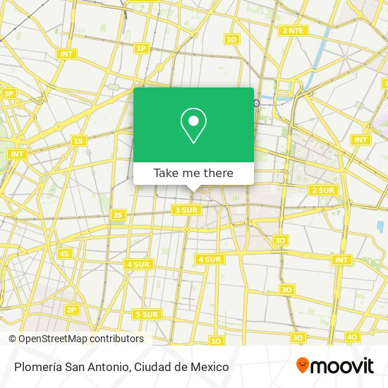 Plomería San Antonio map