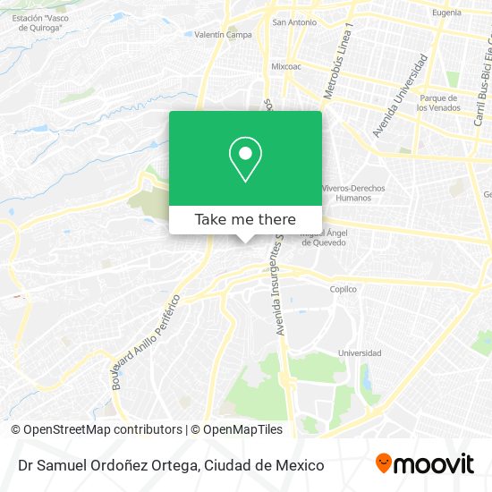 Dr Samuel Ordoñez Ortega map