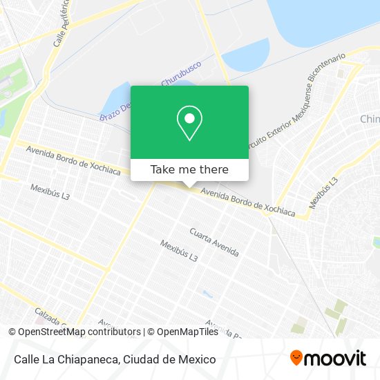 Calle La Chiapaneca map