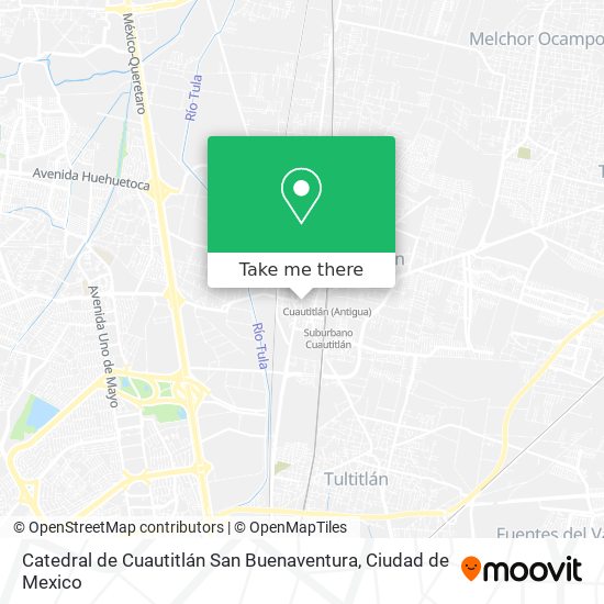 Catedral de Cuautitlán San Buenaventura map