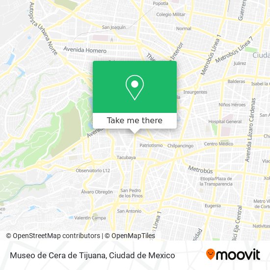 Museo de Cera de Tijuana map