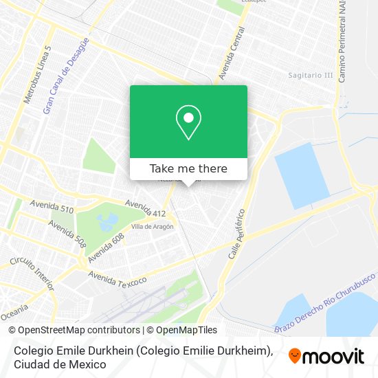Mapa de Colegio Emile Durkhein (Colegio Emilie Durkheim)