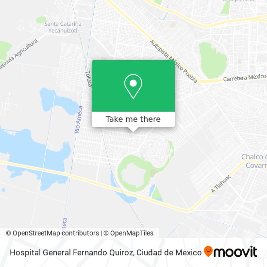 Hospital General Fernando Quiroz map