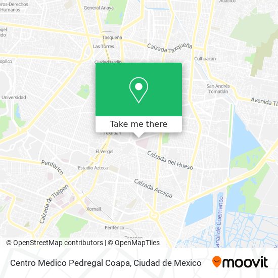 Centro Medico Pedregal Coapa map
