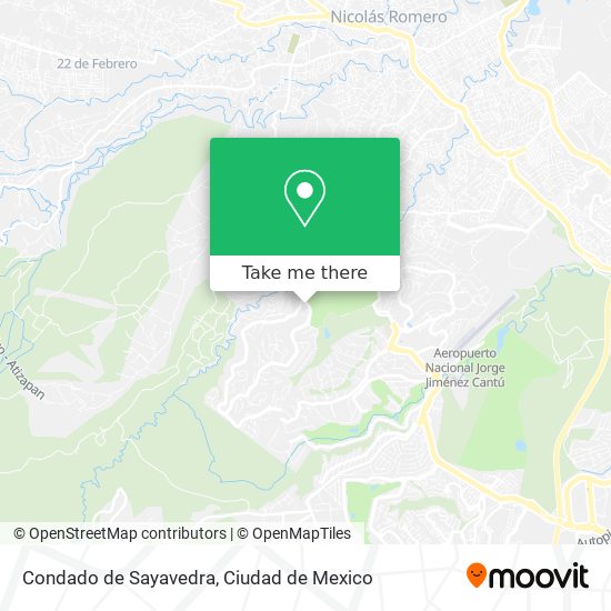 Condado de Sayavedra map