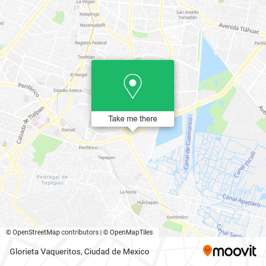 Glorieta Vaqueritos map