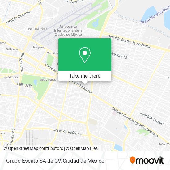 Grupo Escato SA de CV map