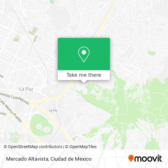 Mercado Altavista map