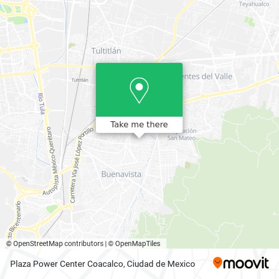 Mapa de Plaza Power Center Coacalco