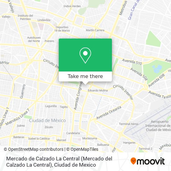 Mapa de Mercado de Calzado La Central