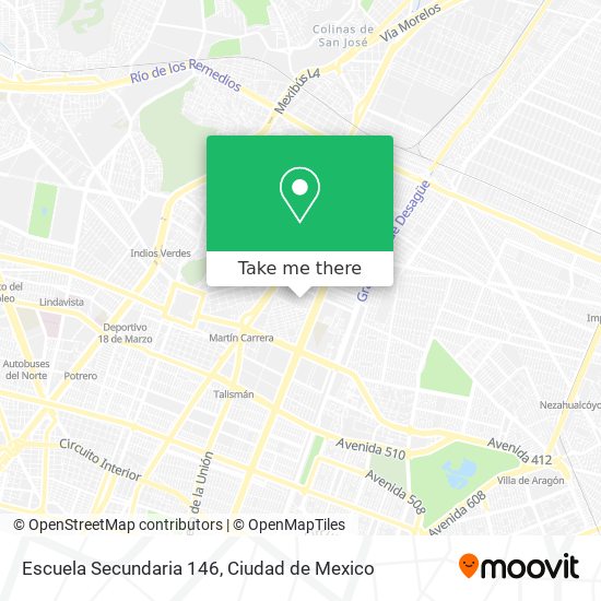 Mapa de Escuela Secundaria 146